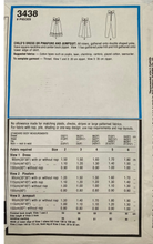 Load image into Gallery viewer, Sewing Pattern: Style 3438