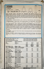 Load image into Gallery viewer, 1985 Vintage Sewing Pattern: Style 3586