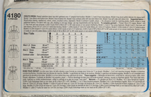 Load image into Gallery viewer, 1984 Vintage Sewing Pattern: Style 4180