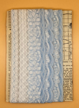 Load image into Gallery viewer, Blue/White Nylon Lace