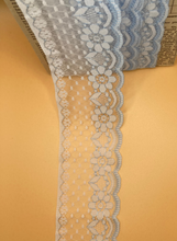 Load image into Gallery viewer, Blue/White Nylon Lace