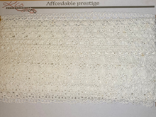 Load image into Gallery viewer, White Vintage Cotton Lace