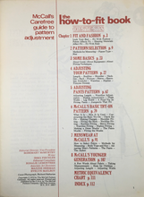 Load image into Gallery viewer, The How-to-Fit book by McCalls