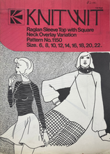 Load image into Gallery viewer, Vintage Sewing Pattern: Knitwit 1150