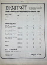 Load image into Gallery viewer, 1976 Vintage Sewing Pattern: Knitwit 7150