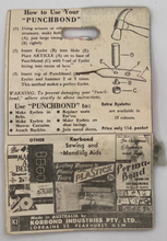 Load image into Gallery viewer, Vintage Punchbond Eyelet Kit