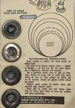 Load image into Gallery viewer, Vintage Korbond Self-Cover Buttons