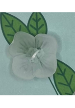 Load image into Gallery viewer, Delicate Frosted Plastic Flower Buttons