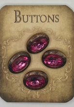 Load image into Gallery viewer, Vintage Style Pink and Gold Buttons