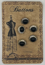 Load image into Gallery viewer, Beautiful Silver Buttons with Diamonties