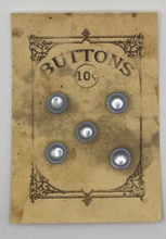 Load image into Gallery viewer, Vintage Blue Domed Buttons