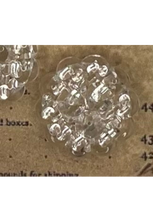 Load image into Gallery viewer, Clear Flower Shaped Buttons