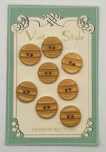 Load image into Gallery viewer, Vintage Style Tan Buttons