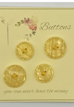 Load image into Gallery viewer, Yellow Iridescent Buttons