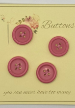 Load image into Gallery viewer, Flat Rose Pink Buttons