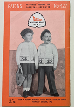 Load image into Gallery viewer, 1960's Vintage Patons Knitting Book No.R:27