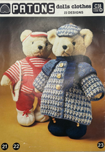 Load image into Gallery viewer, 1970's Vintage Knitting Book: Patons Dolls Clothes C38