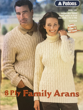 Load image into Gallery viewer, Patons family Arans Book 1201