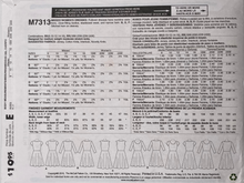 Load image into Gallery viewer, Sewing Pattern: McCalls M7313