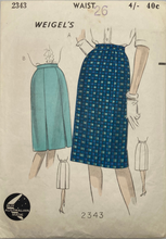 Load image into Gallery viewer, Vintage Sewing Pattern: Weigel's 2343