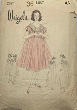 Load image into Gallery viewer, Vintage Sewing Pattern: Weigel's 2057