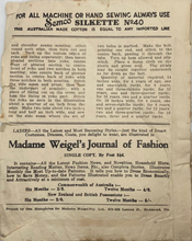 Load image into Gallery viewer, Vintage Sewing Pattern: Madame Weigel's 5805