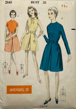 Load image into Gallery viewer, Vintage Sewing Pattern: Weigel's 2848