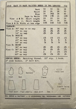Load image into Gallery viewer, Vintage Sewing Pattern: Weigel's 2848