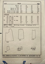 Load image into Gallery viewer, Vintage Sewing Pattern: Weigel's 2837