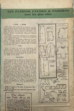 Load image into Gallery viewer, Vintage Sewing Pattern: Les Patrons Favoris 1.10.351