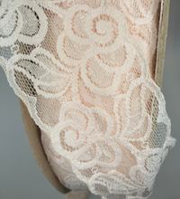Load image into Gallery viewer, 6cm Wide Light Pink Stretch Lace
