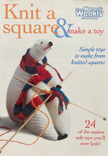 Load image into Gallery viewer, Knit a Square & Make a Toy by The Australian Women's Weekly Craft Library