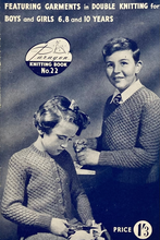 Load image into Gallery viewer, Vintage Paragon Knitting Booklet No.22