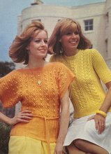 Load image into Gallery viewer, Vintage Knitting & Crochet Book Fashion Knits 77