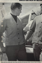 Load image into Gallery viewer, Vintage Knits for Men of Action Book 766 by Patons