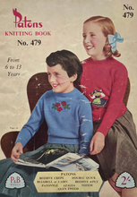 Load image into Gallery viewer, Vintage Knitting Booklet Patons No.479