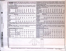 Load image into Gallery viewer, McCalls Uncut Sewing Pattern 8368