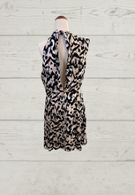 Load image into Gallery viewer, Wayne Cooper Cocktail Dress in Animal Glitch Fabric