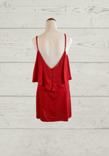 Load image into Gallery viewer, Bardot Red Spotted Dress