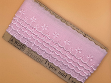 Load image into Gallery viewer, Embroidered Cotton Lace