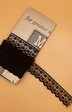 Load image into Gallery viewer, Black Nylon Lace