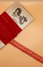 Load image into Gallery viewer, Red Nylon Lace