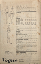 Load image into Gallery viewer, 1960's Vintage Sewing Pattern: Vogue 5215