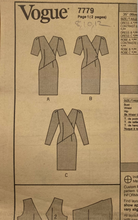 Load image into Gallery viewer, Sewing Pattern: Vogue 7779