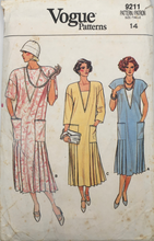 Load image into Gallery viewer, 1980's Vintage Sewing Pattern: Vogue 9211