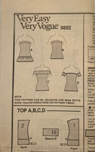Load image into Gallery viewer, Sewing Pattern: Vogue 9892
