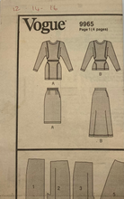 Load image into Gallery viewer, Sewing Pattern: Vogue 9965
