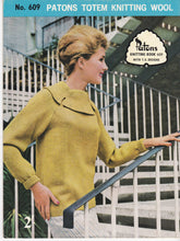 Load image into Gallery viewer, Paton's Knitting Pattern No 609