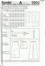Load image into Gallery viewer, Vintage Sewing Pattern: Burda 2903