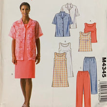 Load image into Gallery viewer, Sewing Pattern: McCalls M4345